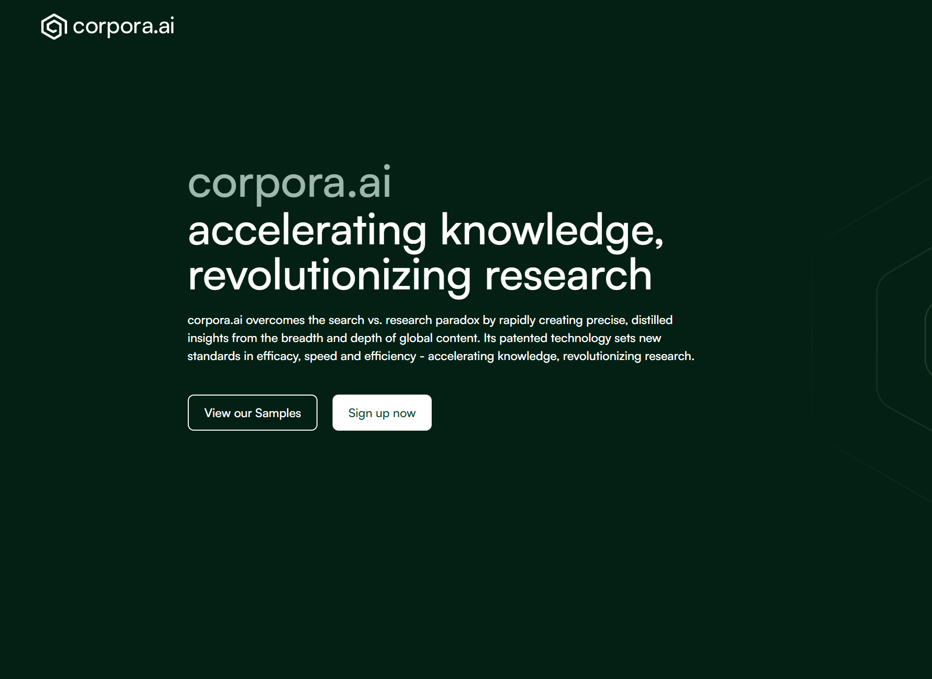 corpora.ai: Striving for one experience