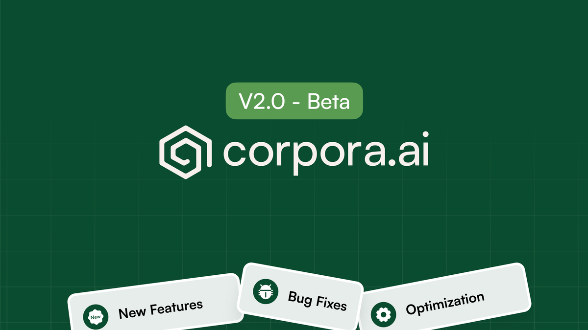 Introducing corpora.ai... Encore