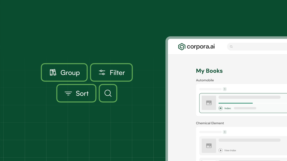 corpora.ai: Greater control over your Research